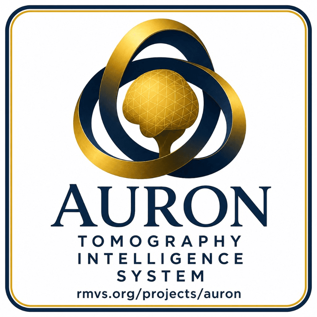 Auron Tomography Intelligence System sticker